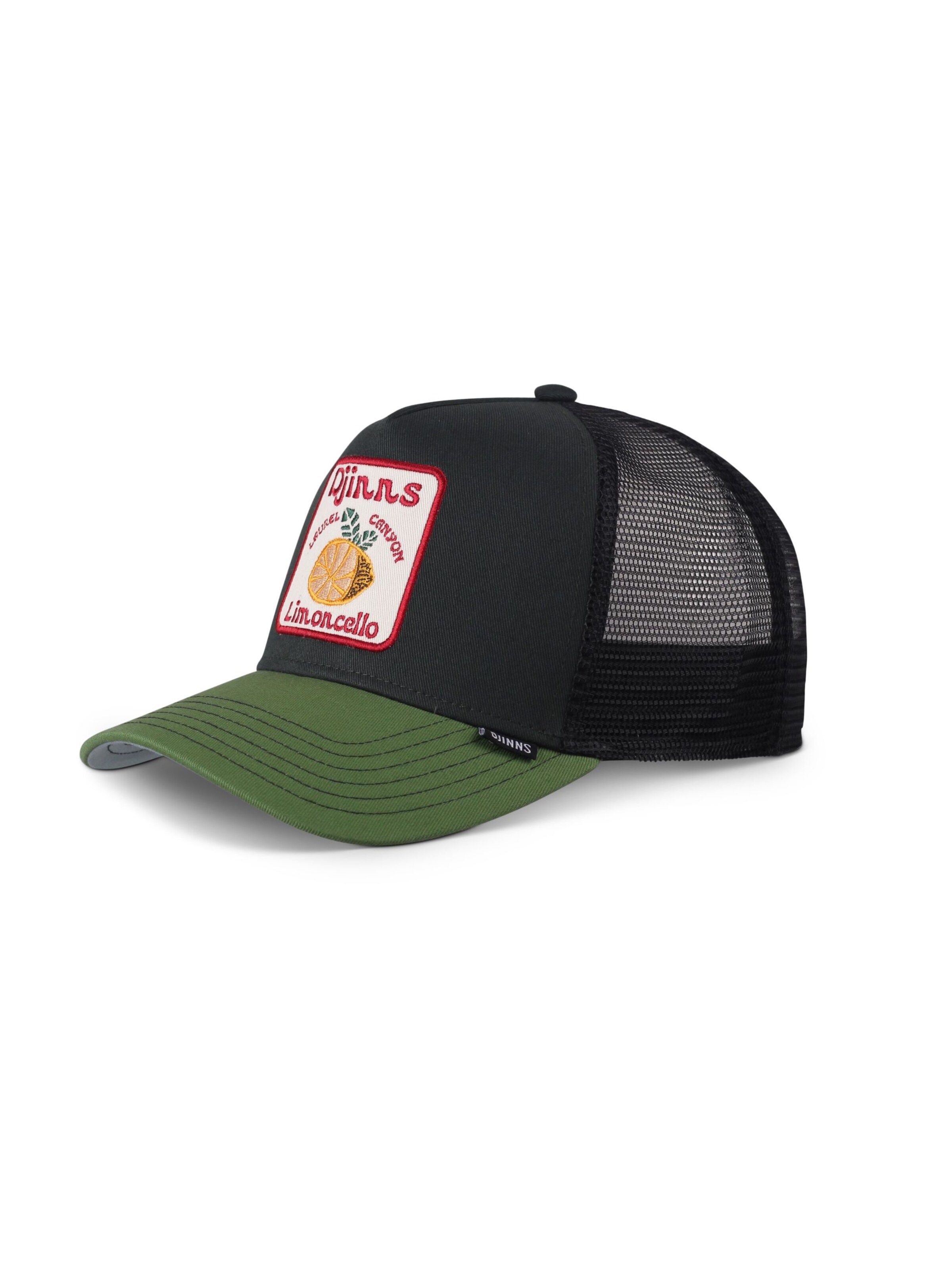 DJINNS Cap 'HFT Food Limoncello' in Green: front