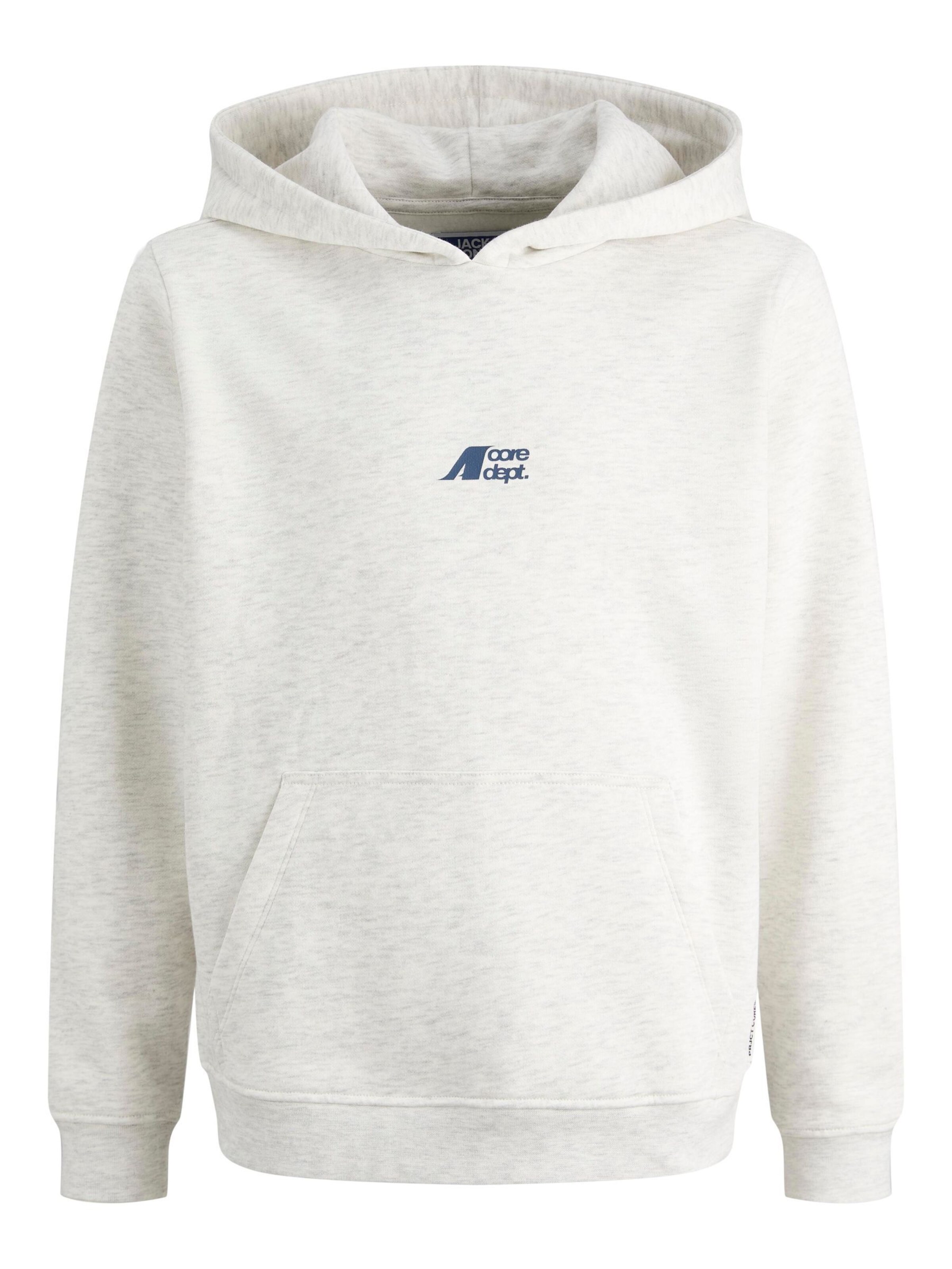 Jack & Jones Junior - Sudadera en blanco: frente
