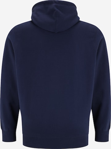 Levi's® Big & Tall Sweatshirt 'New Original Zip-Up Hoodie' in Blau