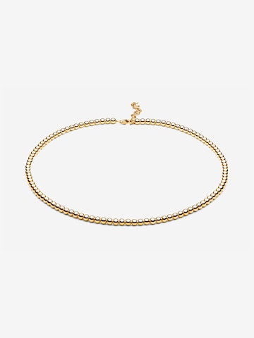 CLASSYANDFABULOUS Jewelry Necklace 'CLASSYANDFABULOUS Beaded' in Gold: front