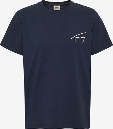 T-shirt Tommy Jeans en bleu : devant