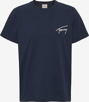 T-shirt Tommy Jeans en bleu : devant