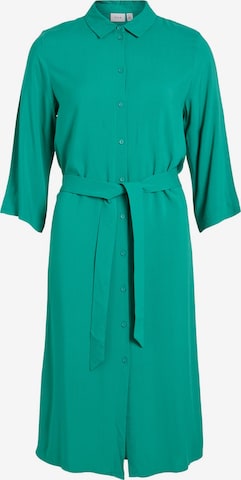 VILA Платье-рубашка 'Celina' в Зеленый: спереди