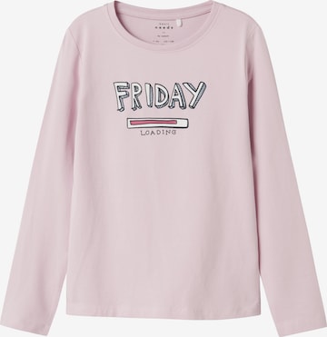 NAME IT Shirt 'NKFVIX' in Roze: voorkant