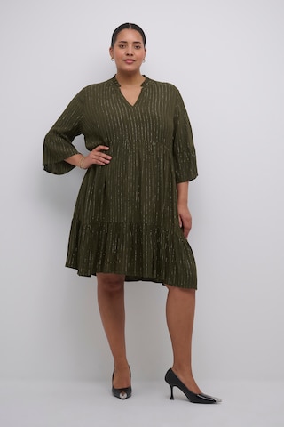 KAFFE CURVE Dress 'Lio' in Green