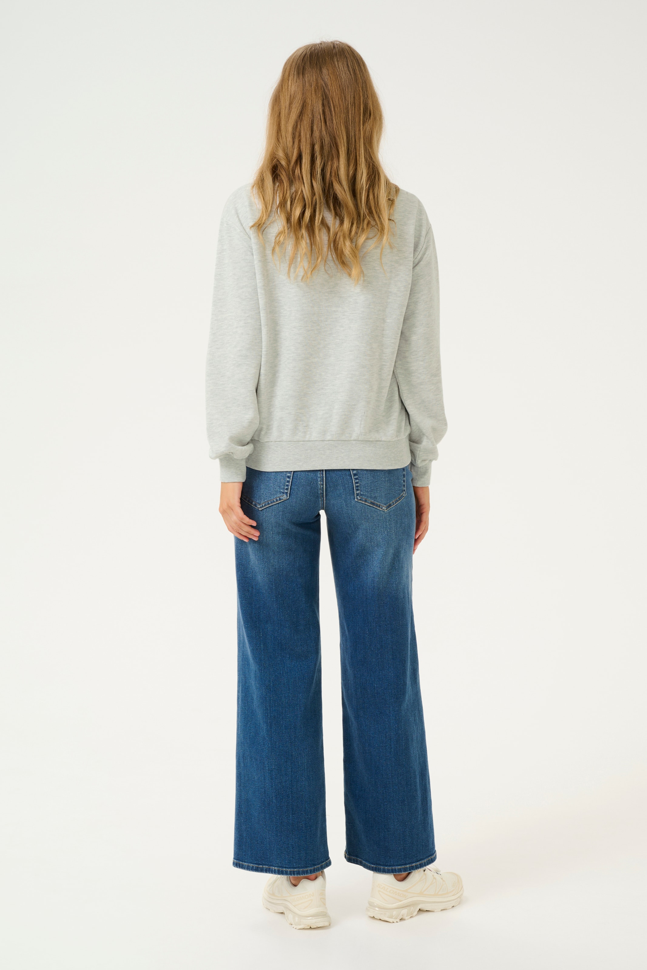 Kaffe Sweatshirt 'KAHelga' in Grau
