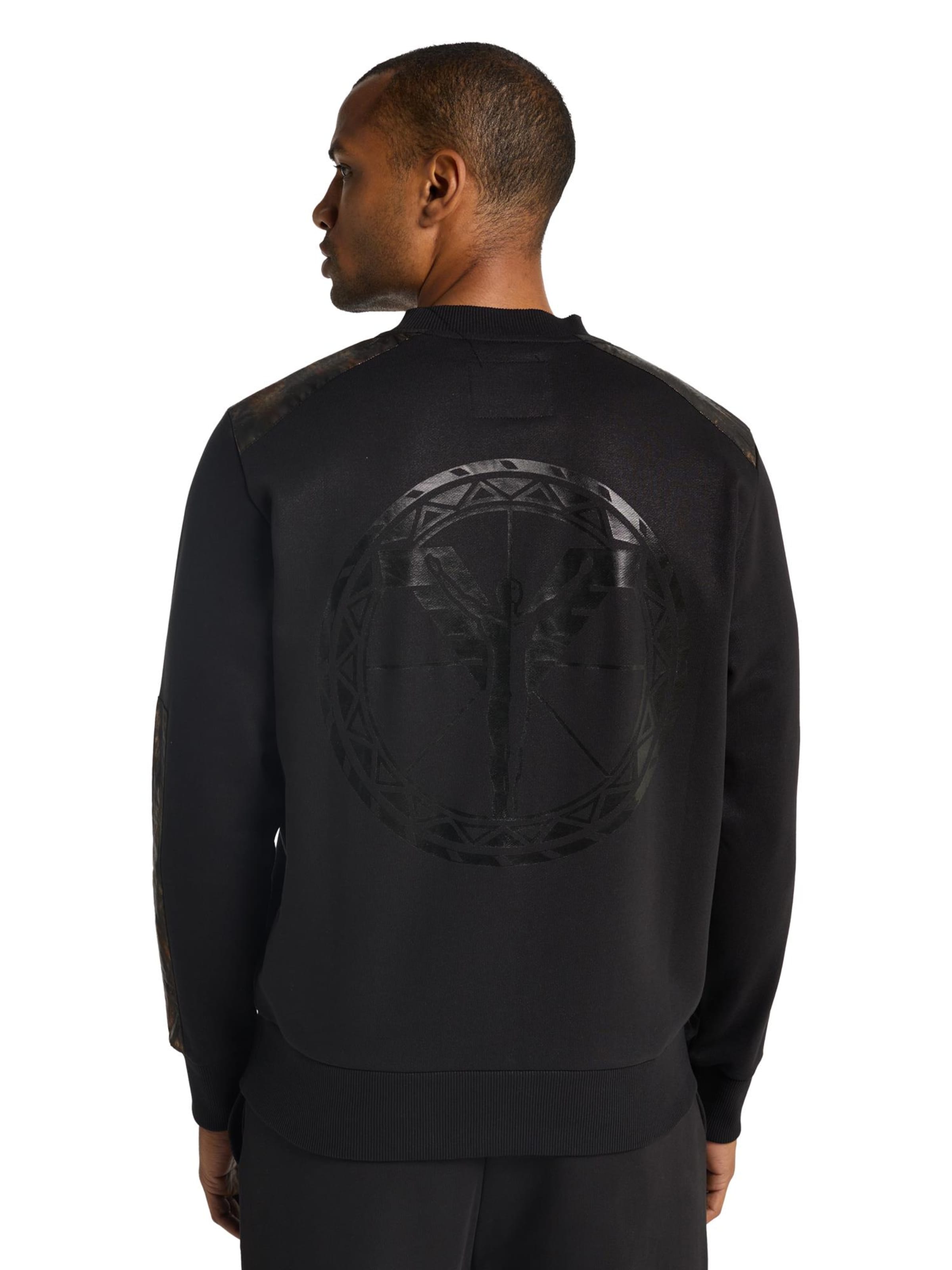 Sweat-shirt 'Dapunt' Carlo Colucci en noir