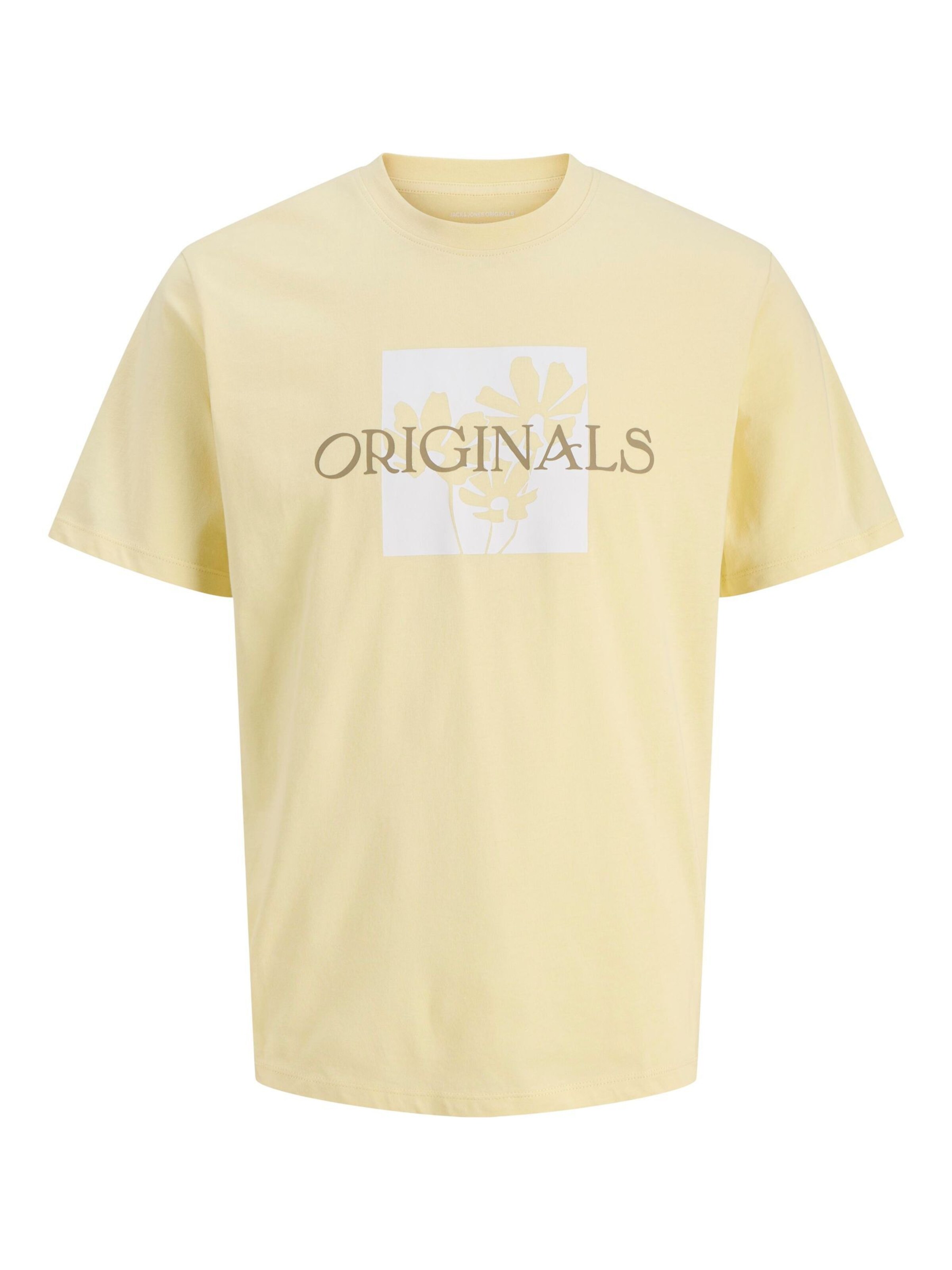 T-Shirt JACK & JONES en jaune : devant