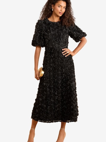 Abito di love & roses in nero: frontale