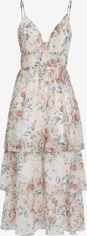 Influencer Summer Dress 'Vintage' in Beige: front