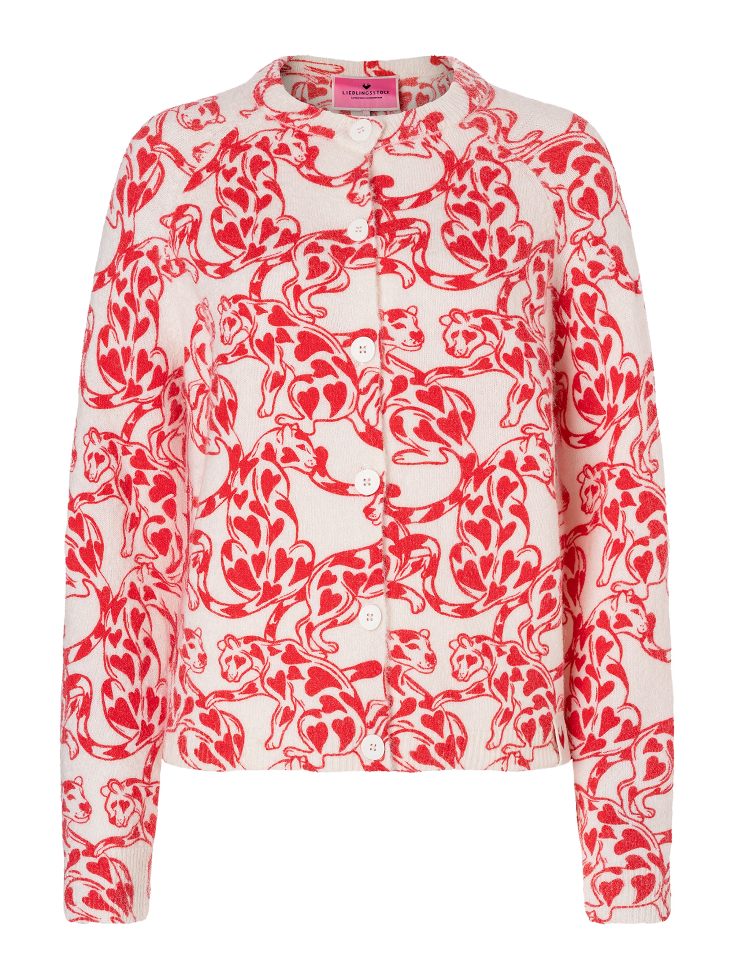 balta LIEBLINGSSTÜCK Kardiganas &#x27;Aitana&#x27;: priekis