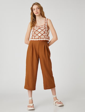 Koton Loose fit Trousers in Brown