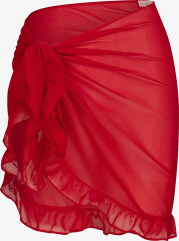 Telo da mare 'Amour' di Moda Minx in rosso: frontale