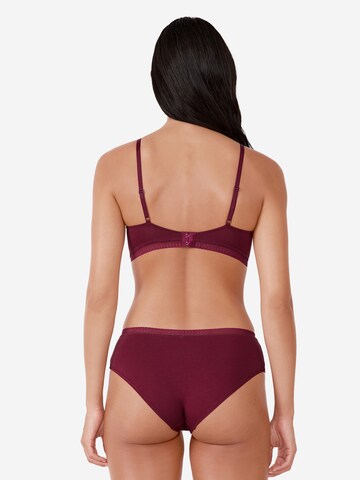 Triangolo Reggiseno 'Happily We Care' di ETAM in rosso