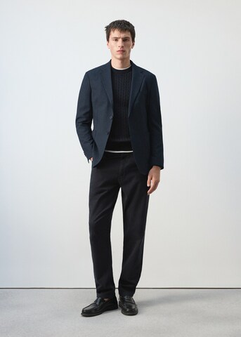 MANGO MAN Regular fit Suit Jacket 'Como' in Blue