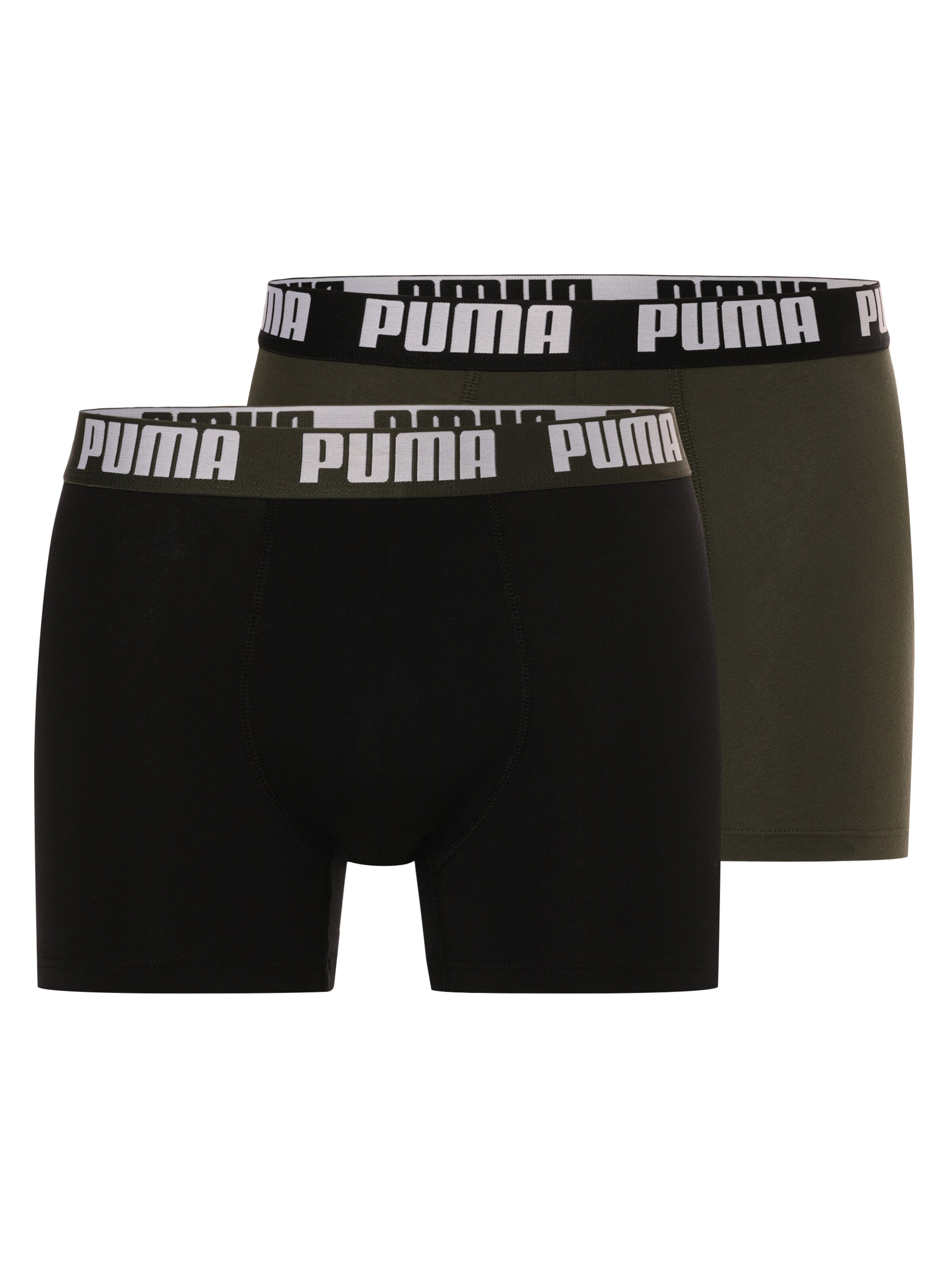 Boxer di PUMA in verde: frontale