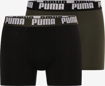 PUMA Boxer shorts in Green: front