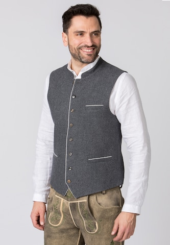 STOCKERPOINT Traditional Vest 'Eros' in Grey: front