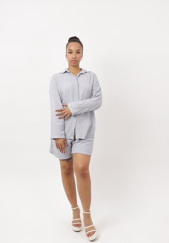 Pantalons de tailleur Elara en gris : devant