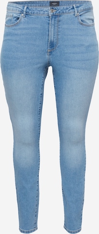 Vero Moda Curve Skinny Jeansy 'SOPHIA' w kolorze niebieski: przód
