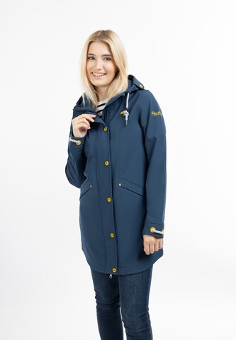 Schmuddelwedda Weatherproof jacket in Blue: front