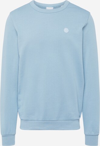 KnowledgeCotton Apparel Sweatshirt  (GOTS) in Blau: predná strana