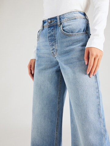 Nasty Gal Wide leg Jeans in Blauw