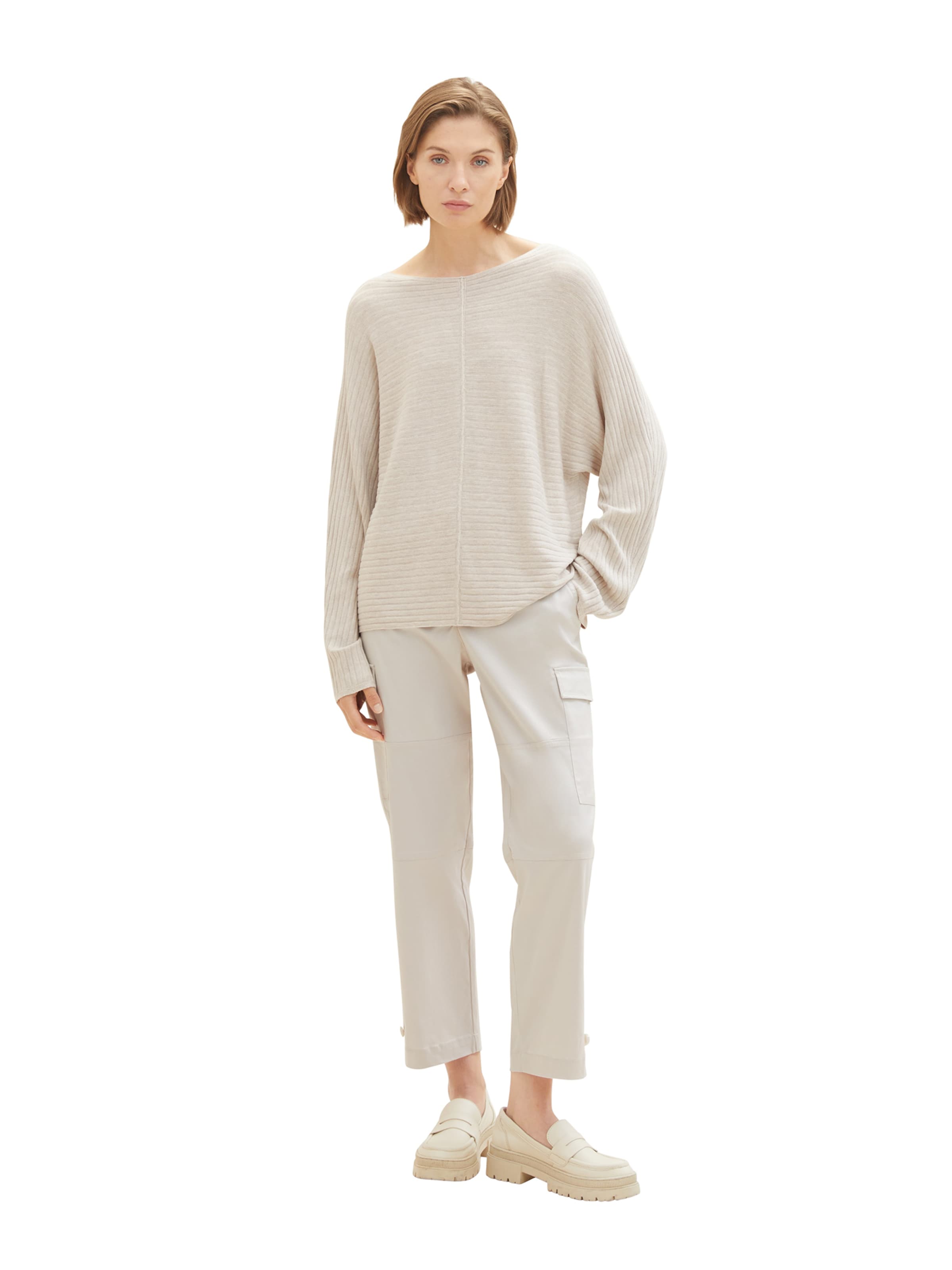 TOM TAILOR Sweater in Grey