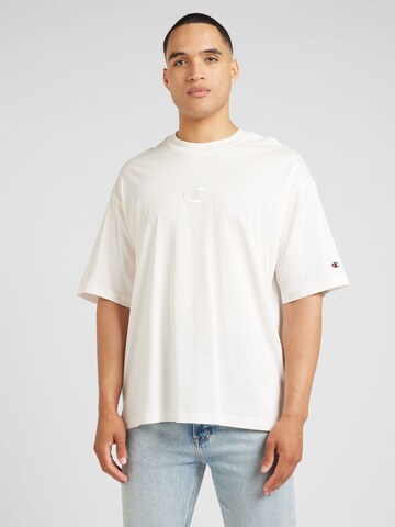 Champion Authentic Athletic Apparel T-Shirt in Weiß: Vorderseite