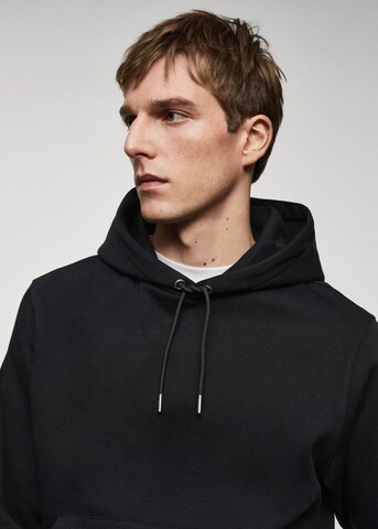 MANGO MAN Sweatshirt 'Bono' in Schwarz