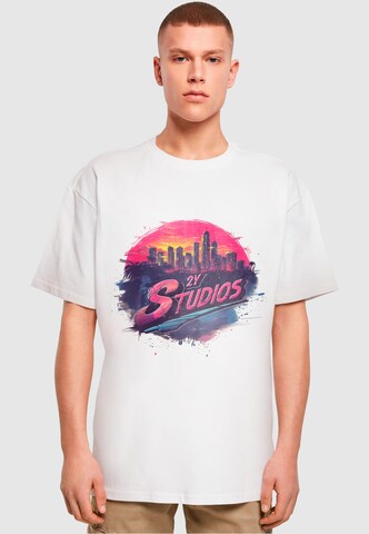 2Y Premium Shirt 'Skyline' in White: front