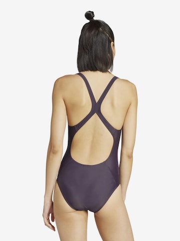 purpurinė ADIDAS PERFORMANCE Biustjė Sportinis maudymosi kostiumėlis