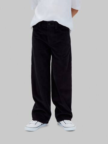 Calvin Klein Jeans Wide Leg Hose in Schwarz: Vorderseite