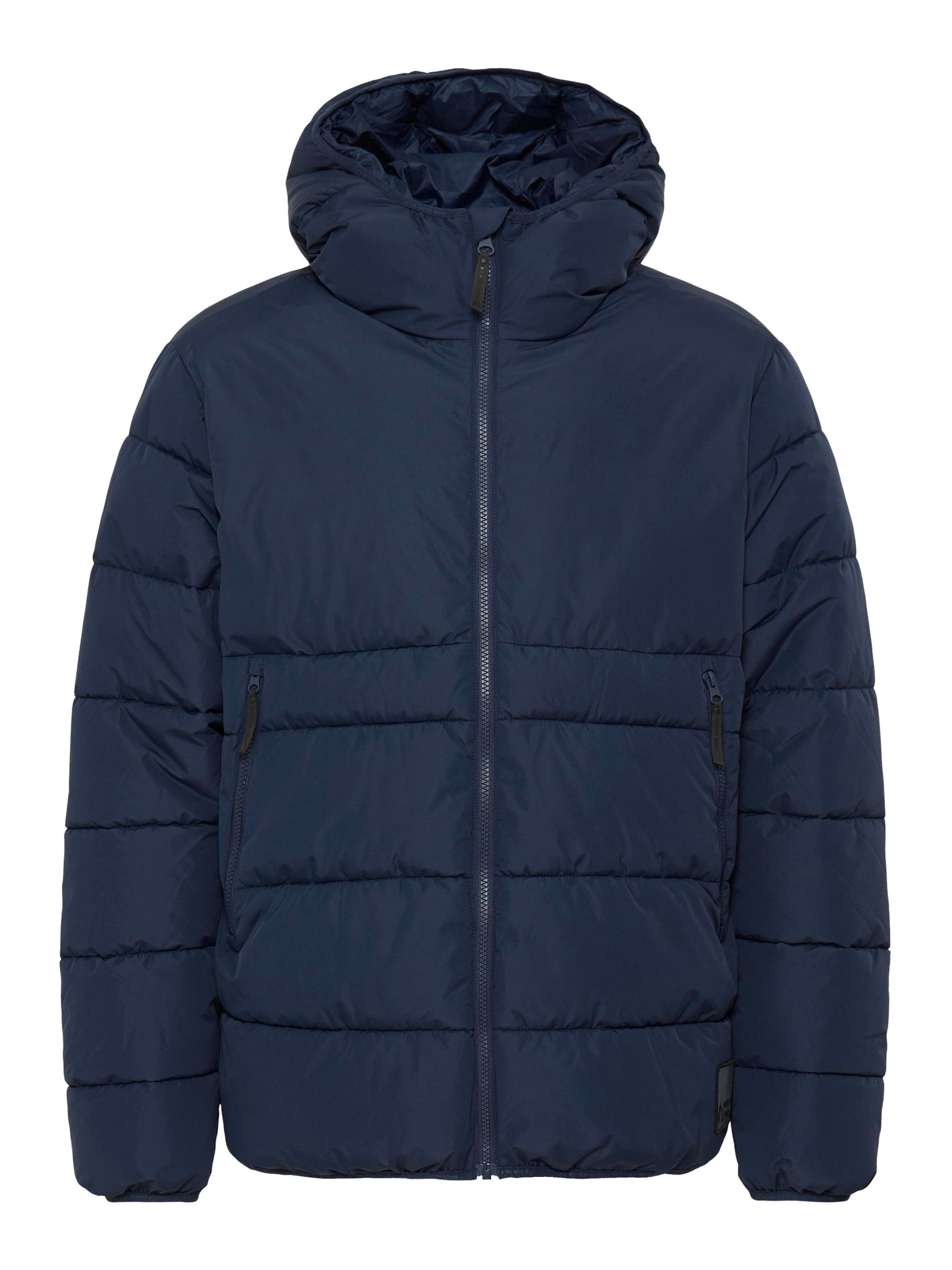 North Bend Steppjacke ' Sareno' in Blau: Vorderseite
