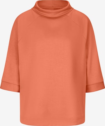 Sweat-shirt heine en orange : devant