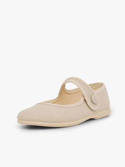 Pisamonas Ballerines en 27 en écru, Vue avec produit