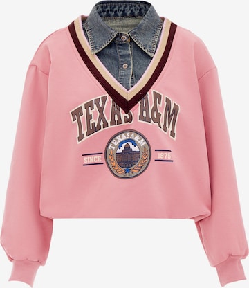 HOMEBASE Mikina – pink: přední strana