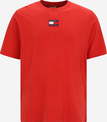 Tommy Jeans Plus Shirt in Red: front