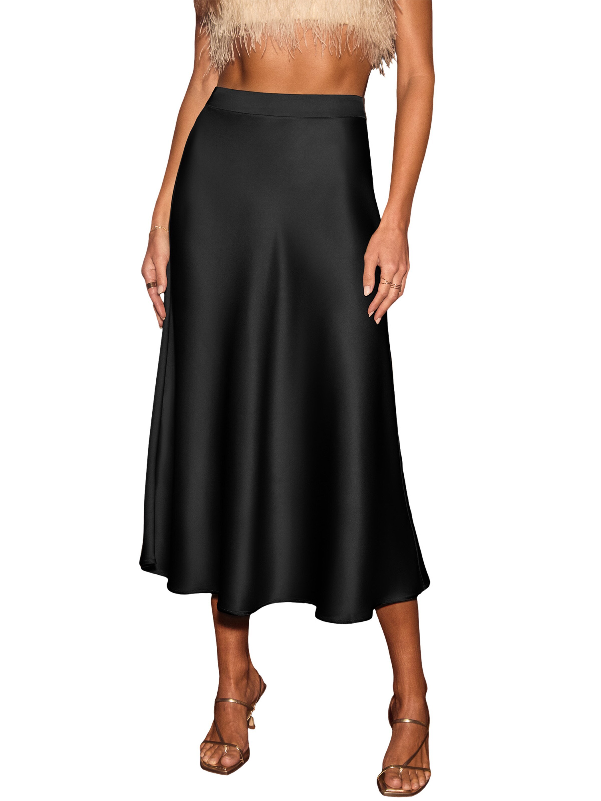 Cupshe Rock in 36 in schwarz, Produktansicht
