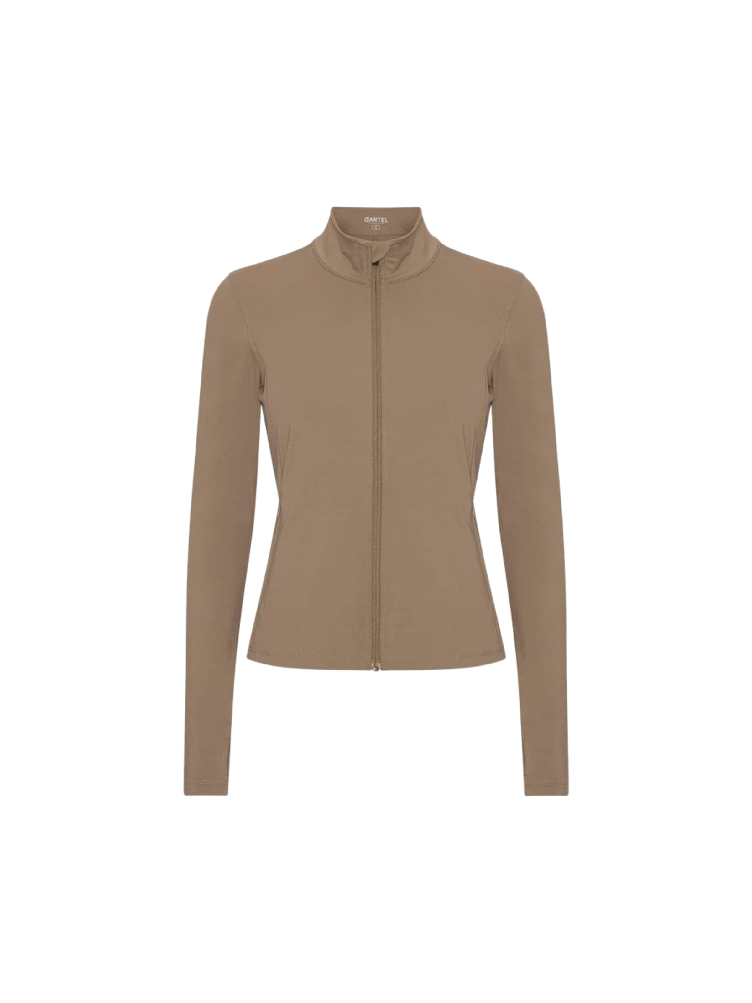 Veste de sport ' Cartel x Align ' Copenhagen Cartel en marron : devant