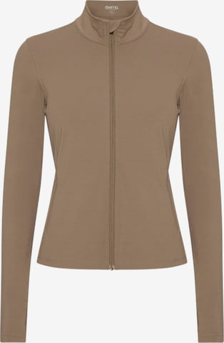 Veste de sport ' Cartel x Align ' Copenhagen Cartel en marron : devant