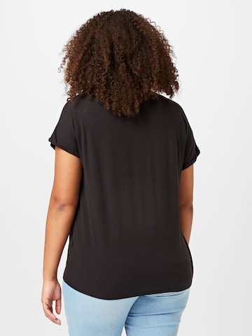 Vero Moda Curve - Camiseta 'Aya' en negro