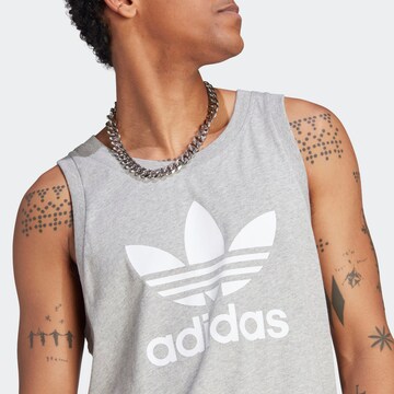 T-Shirt 'Adicolor Classics Trefoil' ADIDAS ORIGINALS en gris