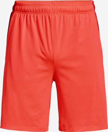 UNDER ARMOUR Athletic Pants in Orange: front