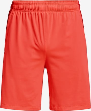UNDER ARMOUR Regular Athletic Pants in Orange: front