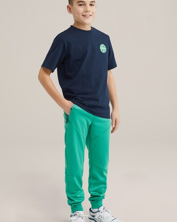 WE Fashion Футболка в Синий
