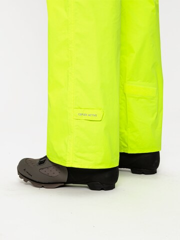 VAUDE Regular Sportbroek 'Drop II' in Geel