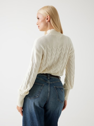 Pull-over GUESS en blanc
