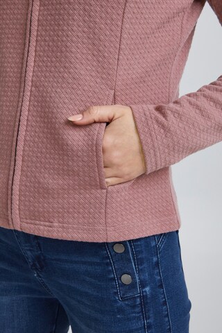 Fransa Sweatjacke in Lila