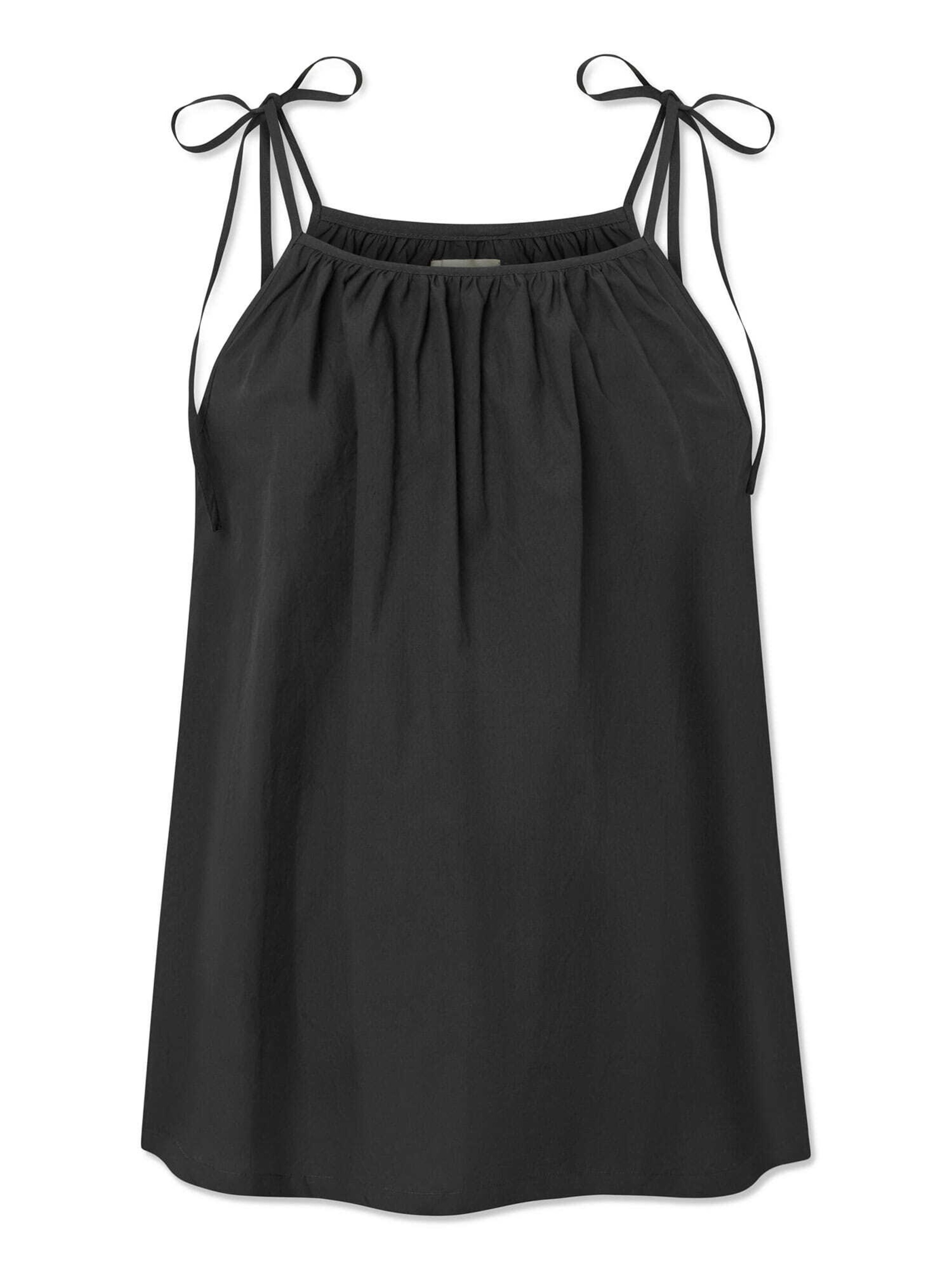 Haut STUDIO FEDER en noir : devant